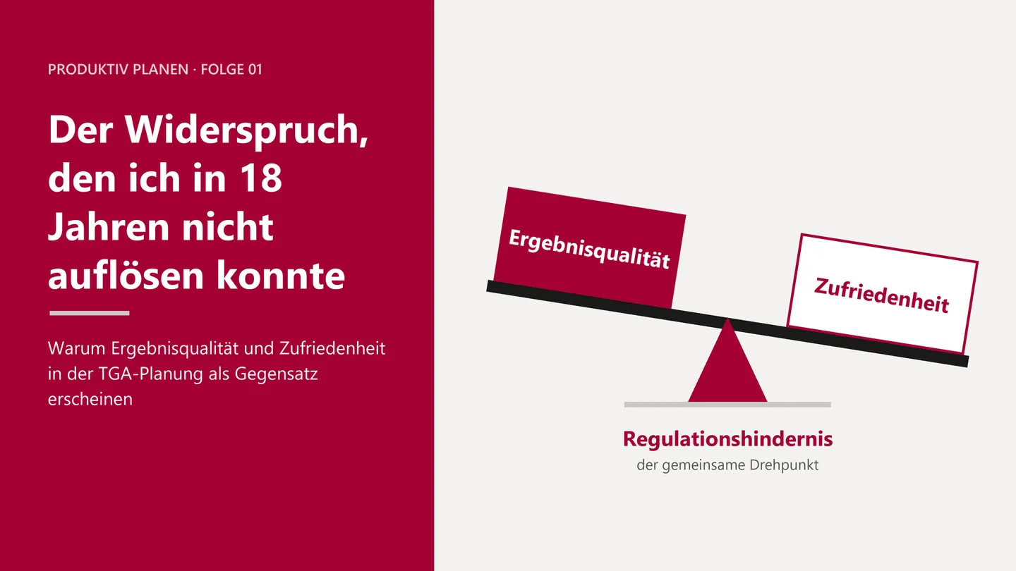 Titelbild der Folge 01: Der Widerspruch, den ich in 18 Jahren nicht auflösen konnte